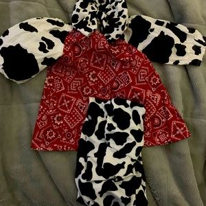 Moo Cow outfit 12-18 mo